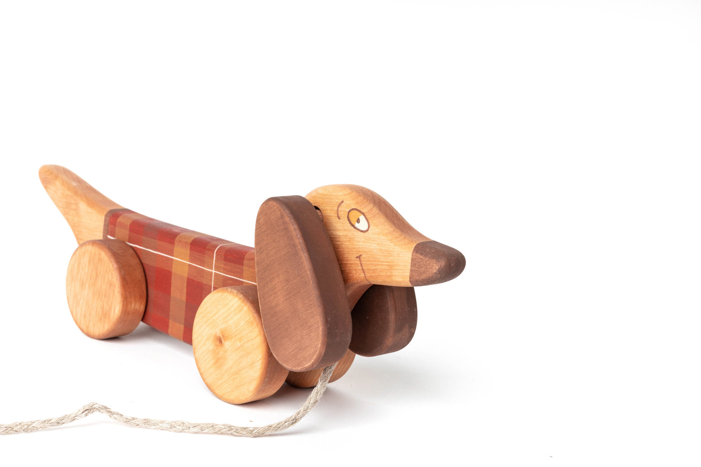 Houten Trekspeelgoed Teckel