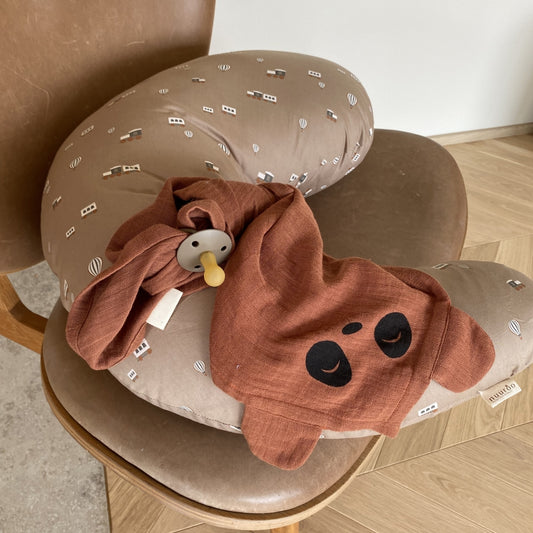 Bjørk knuffeldoek 2-pack Panda - 70 x 70 cm