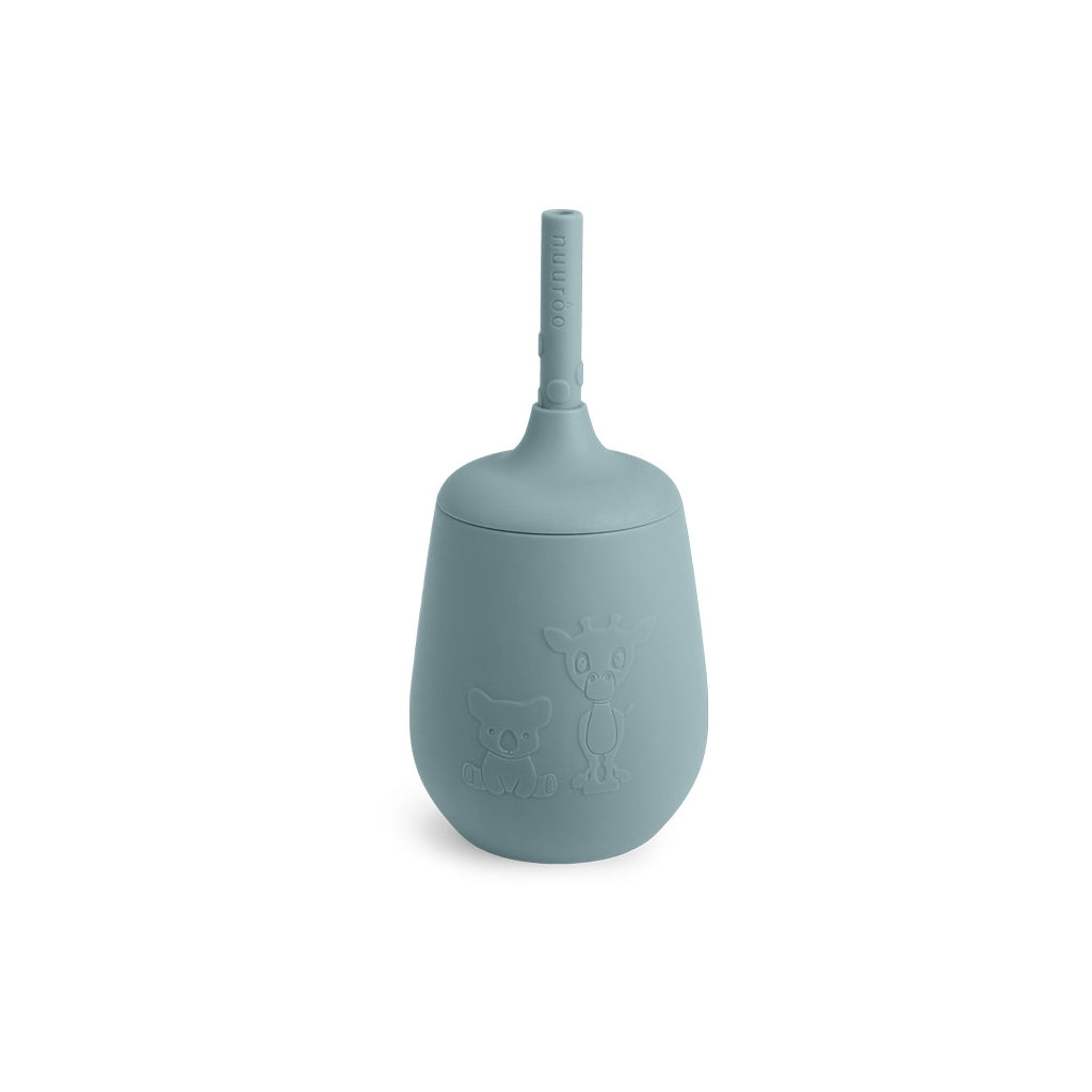 Siliconen drinkbeker met rietje