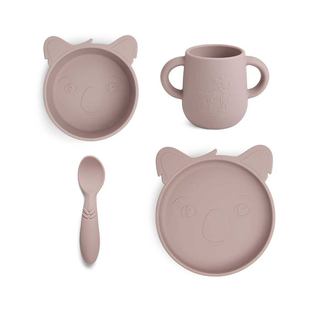 Siliconen Eetset Koala - 4 pack