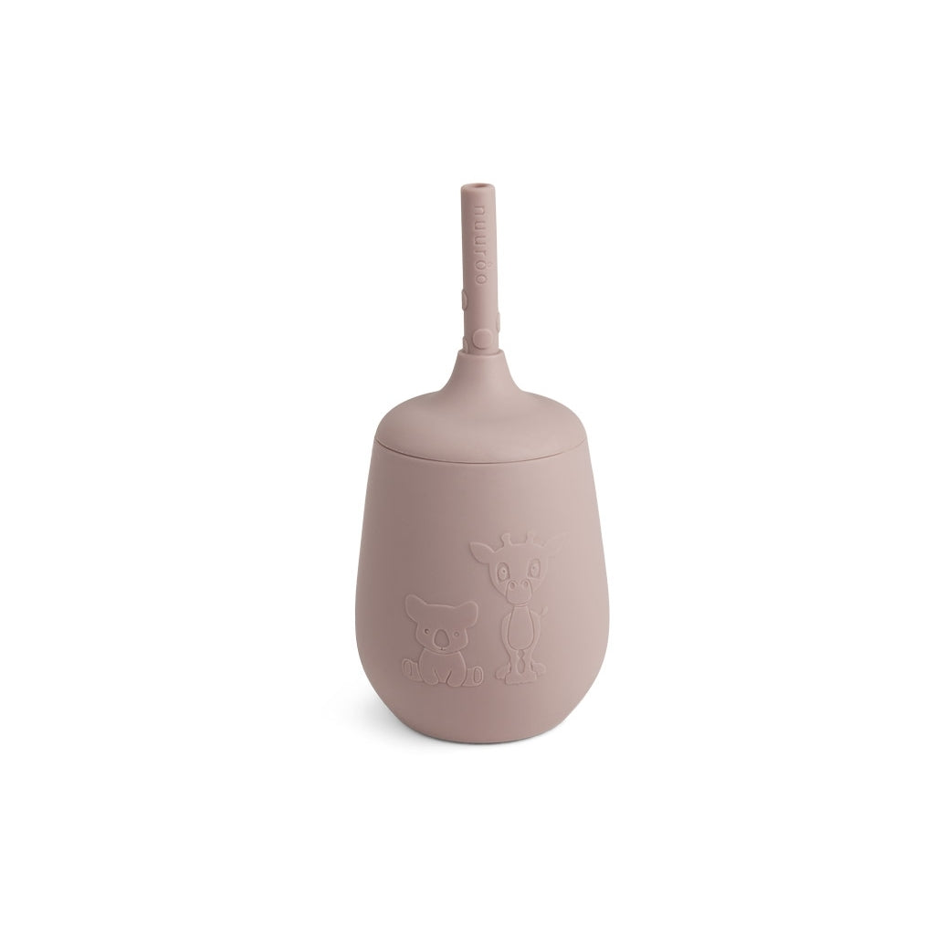 Siliconen drinkbeker met rietje