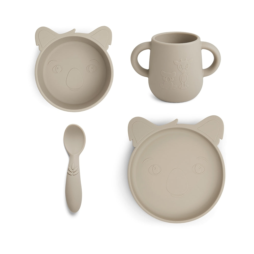 Siliconen Eetset Koala - 4 pack