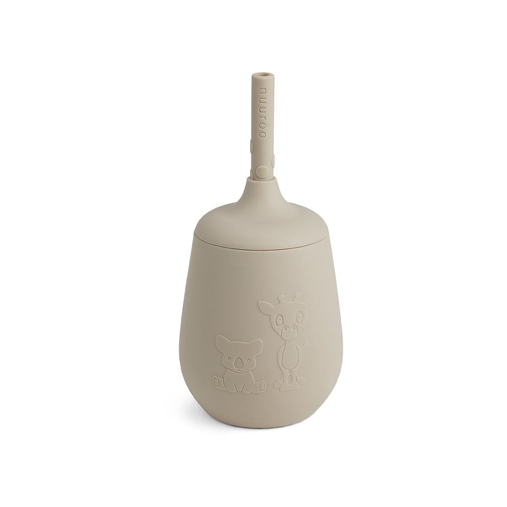 Siliconen drinkbeker met rietje