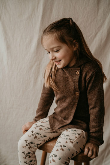 Hooded Cardigan Nuts