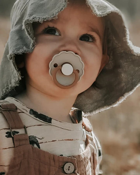 Fopspeen DAISY - 2-PACK - CREAM/CROISSANT