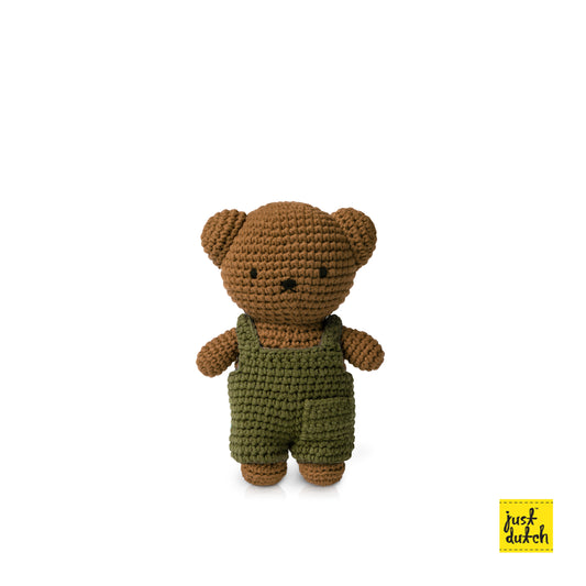 Boris knuffel in Jungle Green Overal