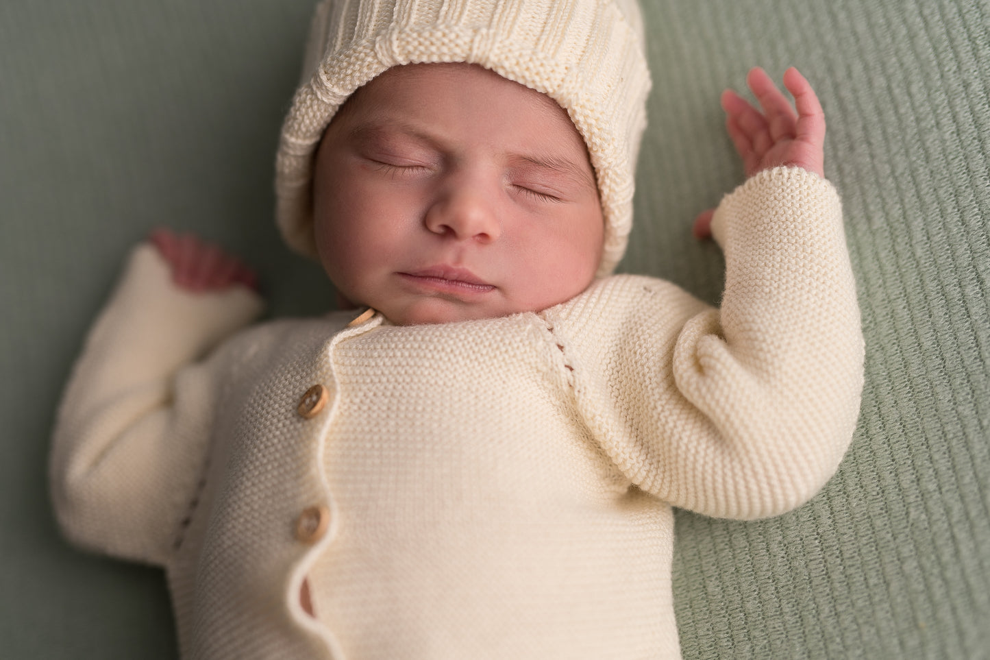 New born set Ecru