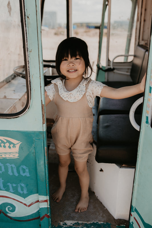 Jumpsuit Straps Beige