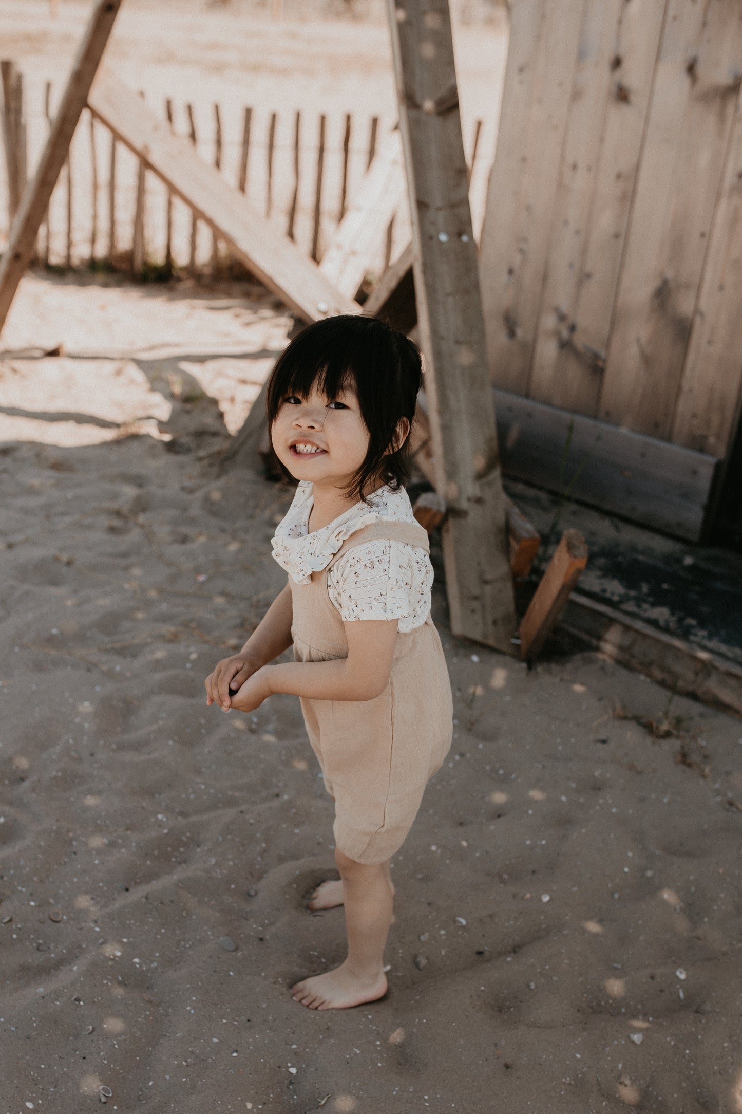 Jumpsuit Straps Beige