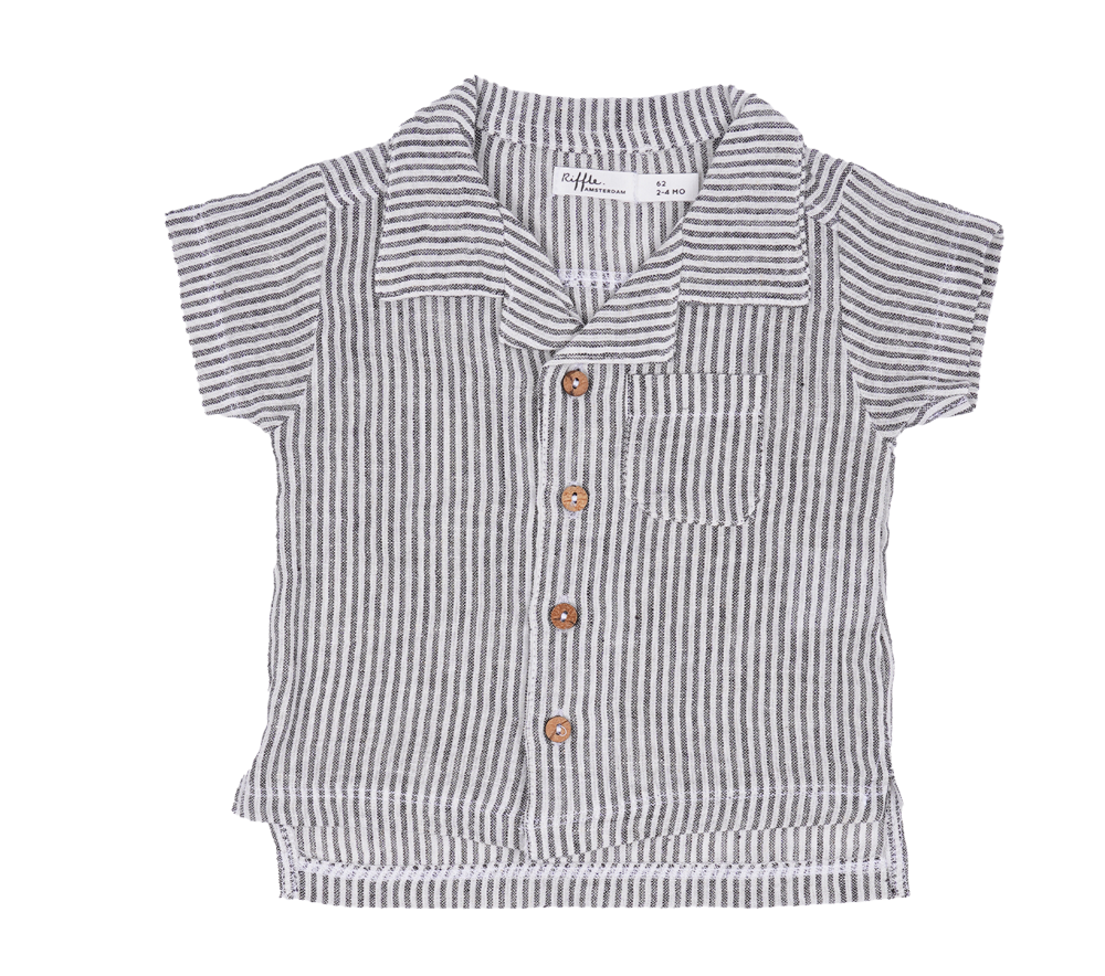 Blouse Stripe Raisin