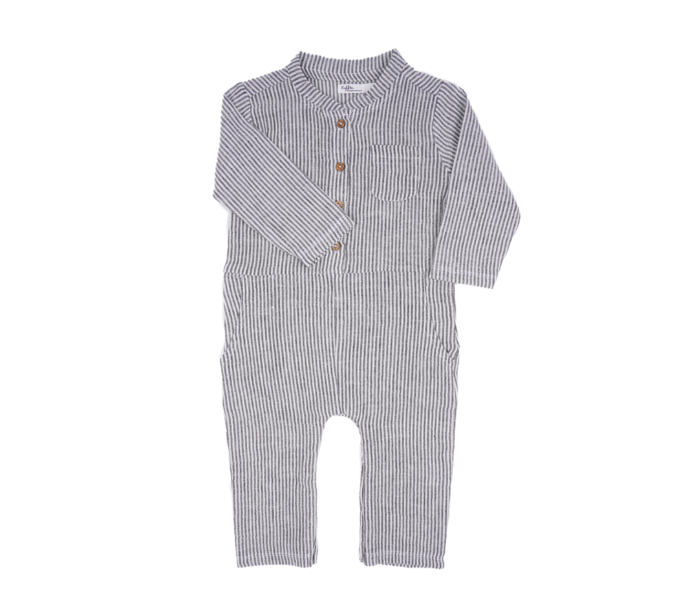Suit Sara Stripe Raisin