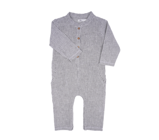 Suit Sara Stripe Raisin