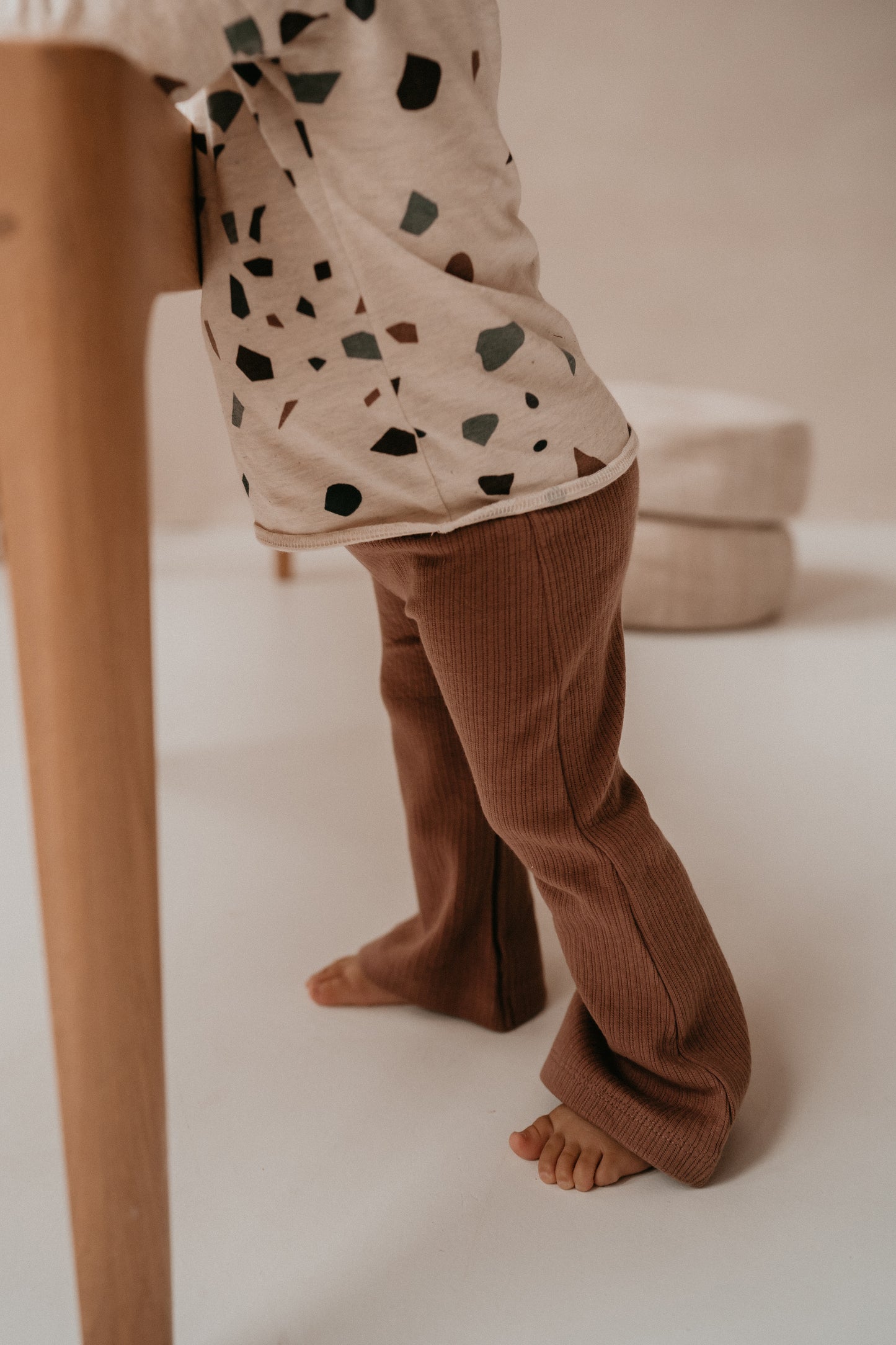 Flared Pants Rib Nuts