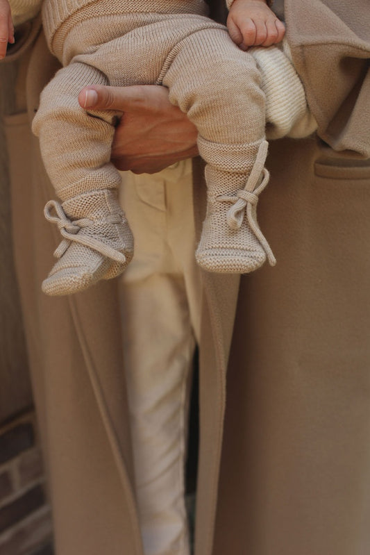 Babyslofjes Hvid - Sand