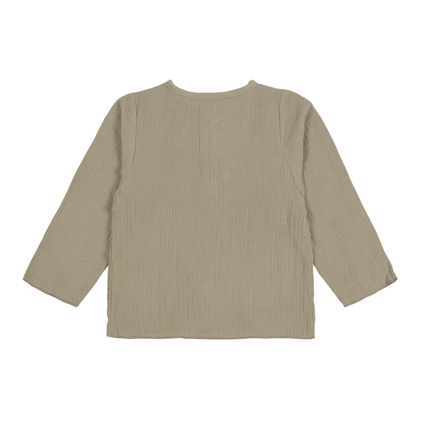 Muslin Long Sleeve Shirt Olive