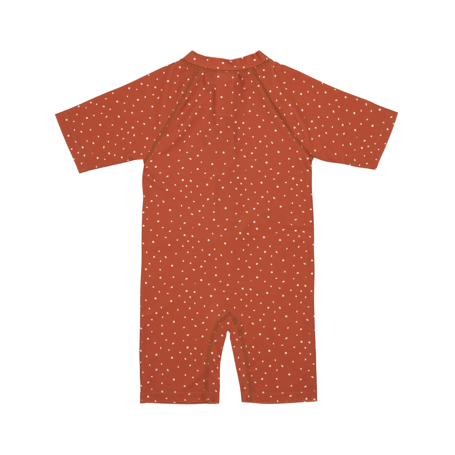 SPF Short Sleeve Sunsuit Speckles rust