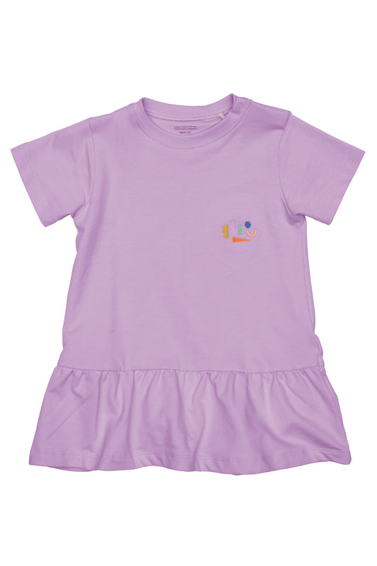 Sweatjurk met Ruche - Lilac