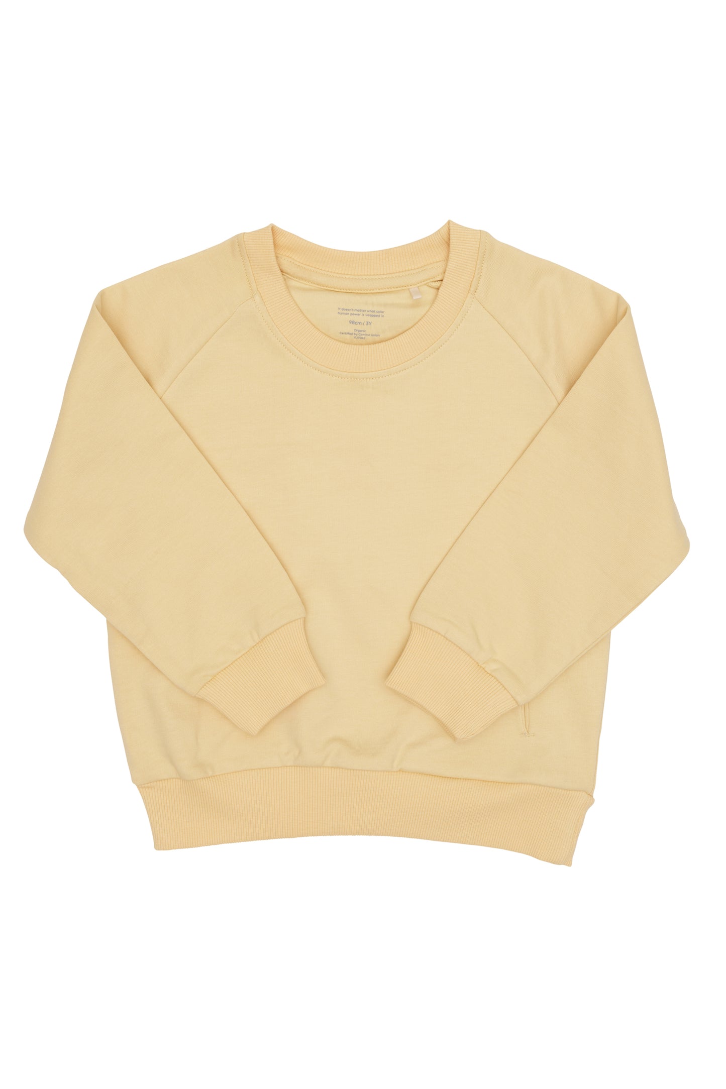 Sweat Shirt- Pale Yellow
