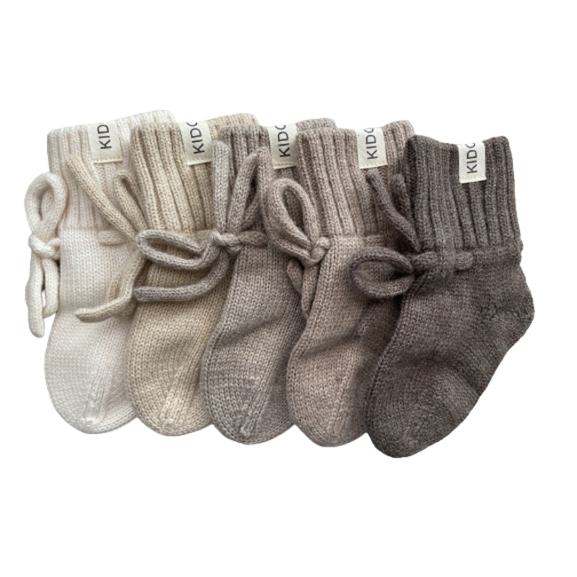 Merino wollen babyslofjes