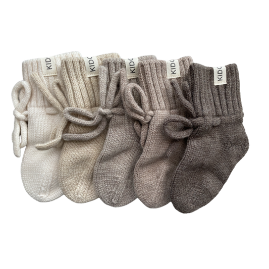 Merino wollen babyslofjes