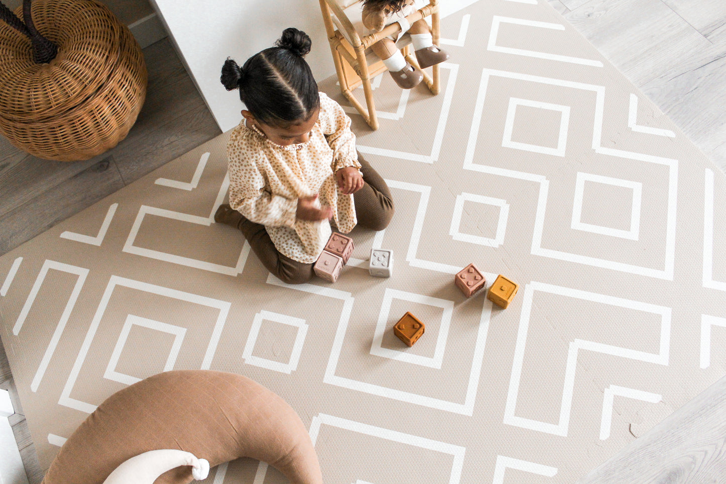 Play mat Modern Blocks - Desert Sand