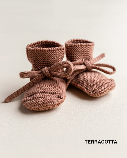 Babyslofjes Hvid - Terracotta