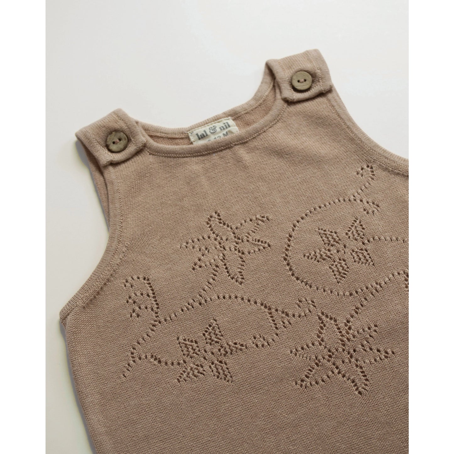 Knit Dungaree Dusty Pink