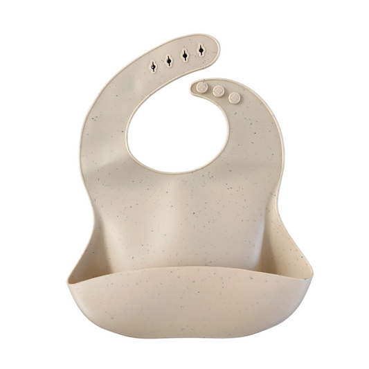 Siliconen eetslab met opvangbakje - Zand