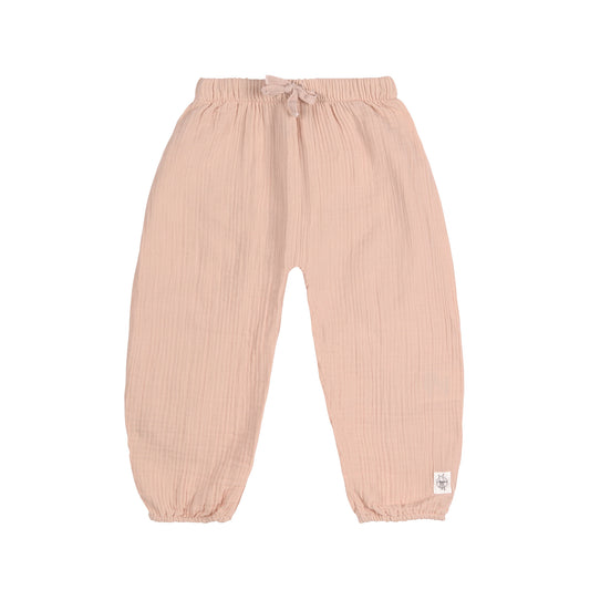 Muslin Pants Powder Pink