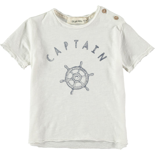 Captain T-shirt Ecru